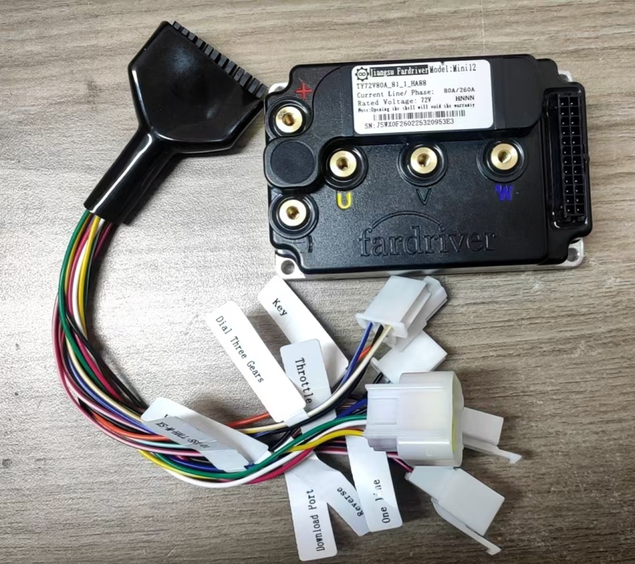 72V 80A super mini fardrive controller