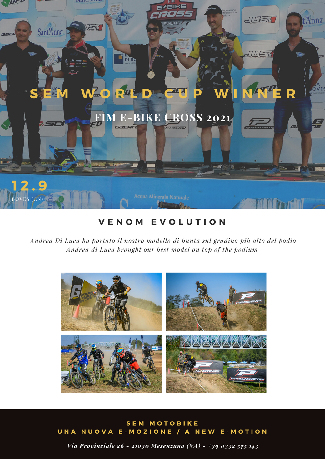 SEM Ebike world cup winner/FIM EBIKE CROSS 2021