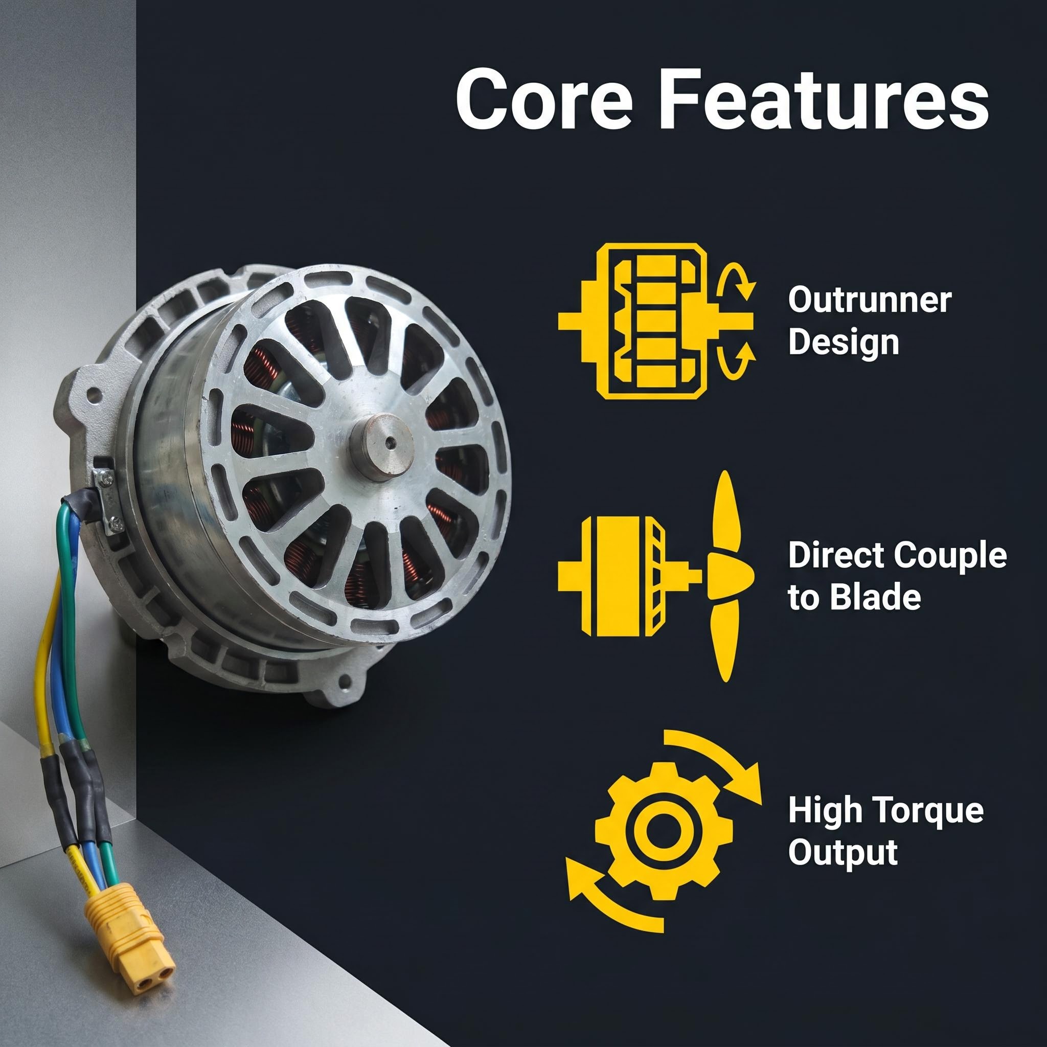 outrunner LAWN mower motor