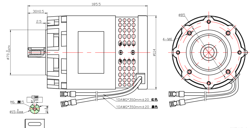 24V brush DC motor for robot sweeper ,robot sweeper 