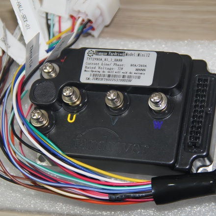 72V 80A super mini fardrive controller