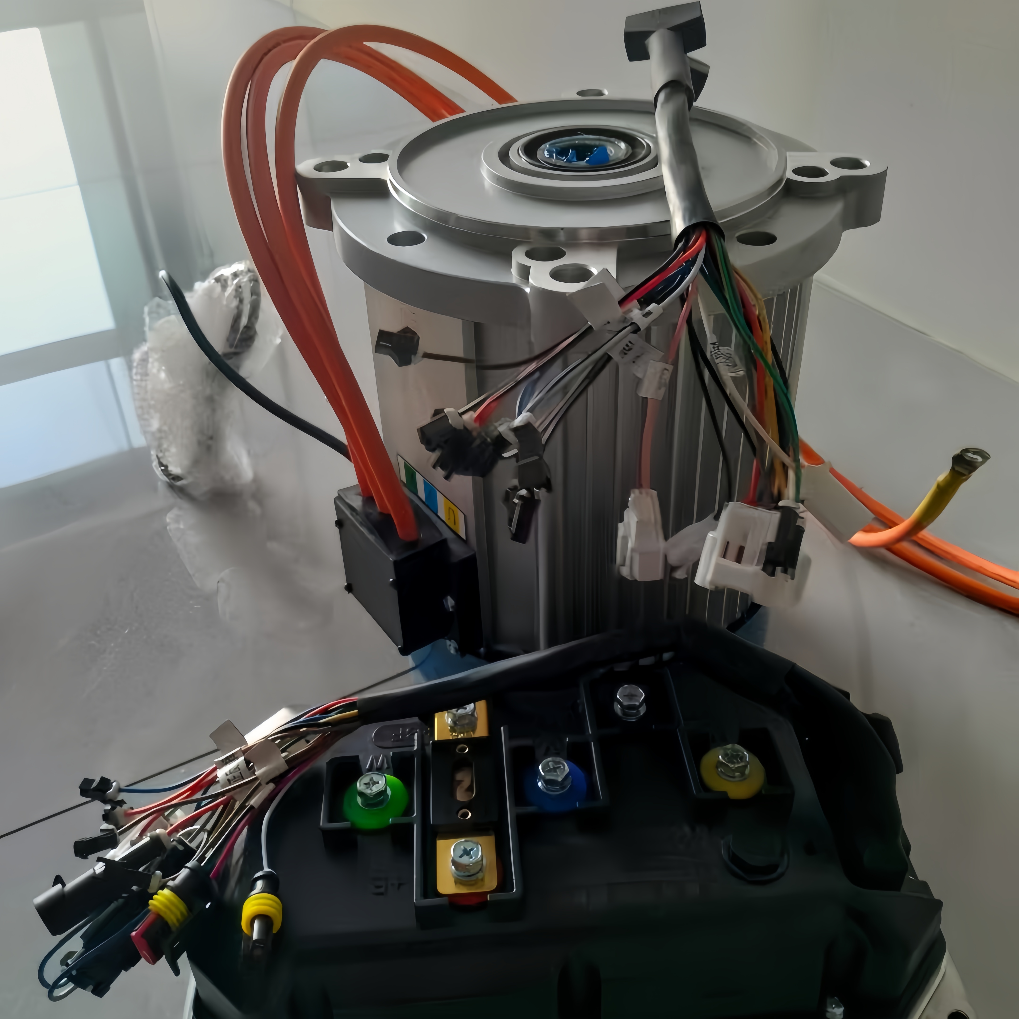 72V rated 5KW peak 10KW Hairpin PMSM motor 